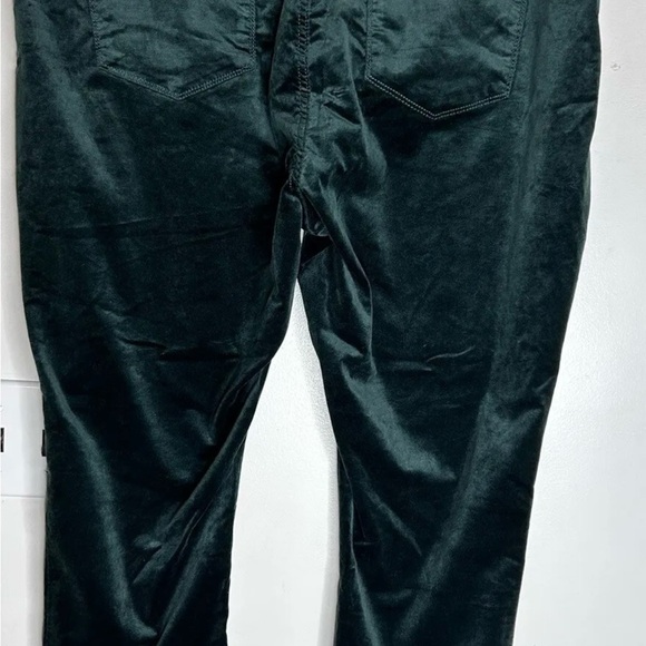 Banana Republic Women's Green Velvet Skinny High Rise Ankle Pants Size 35 - Picture 5 of 10